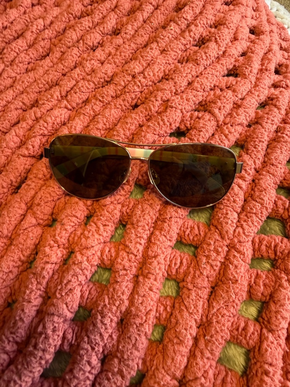 Kate Spade Polarized Aviation Style Brown Lens Women's Sunglasses
